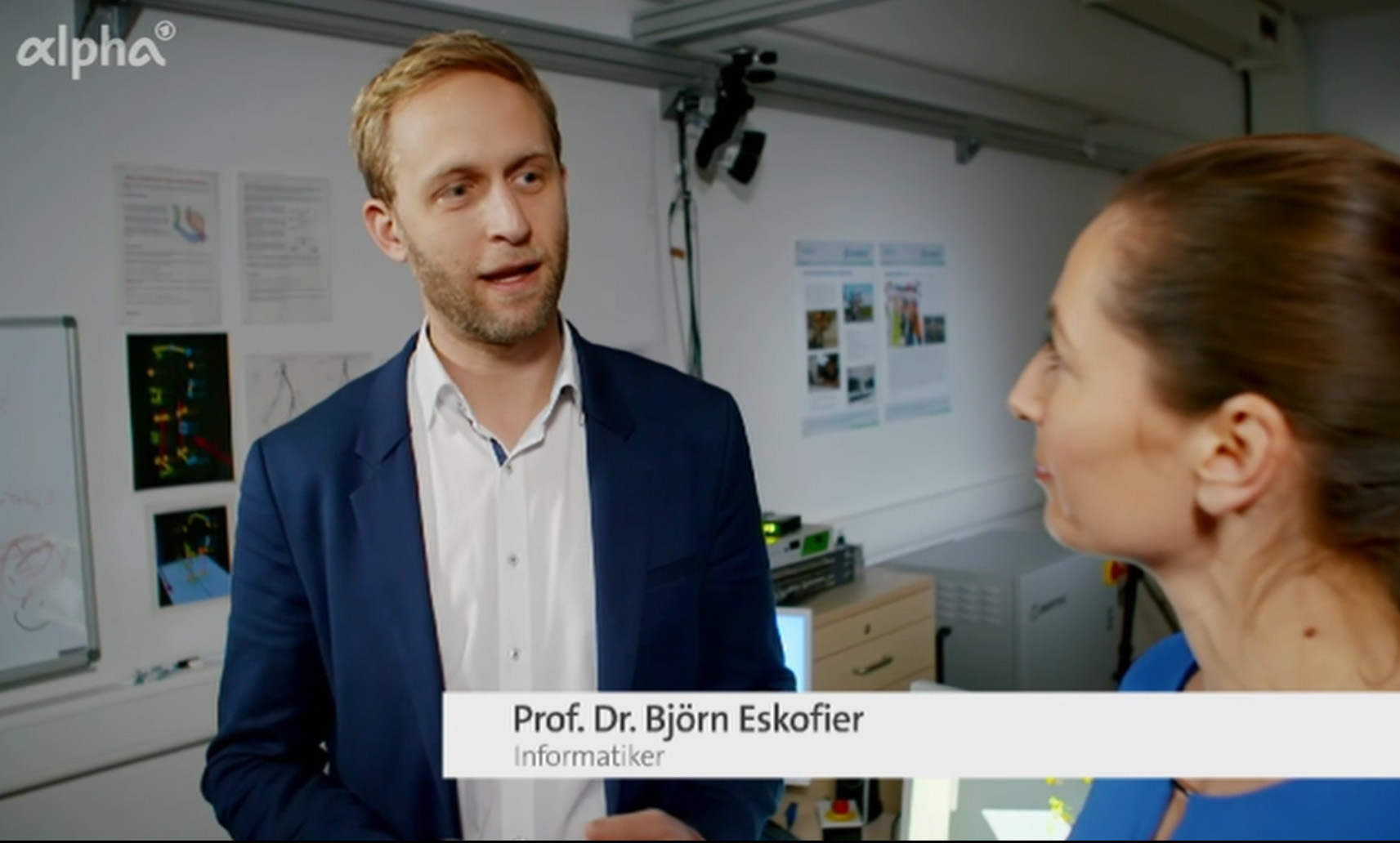 Prof. Dr. Björn Eskofier auf BR Alpha