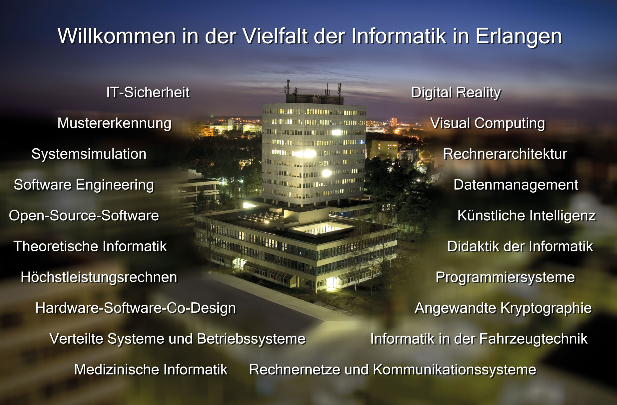 Bild Willkommen in der Vielfalt der Informatik in Erlangen