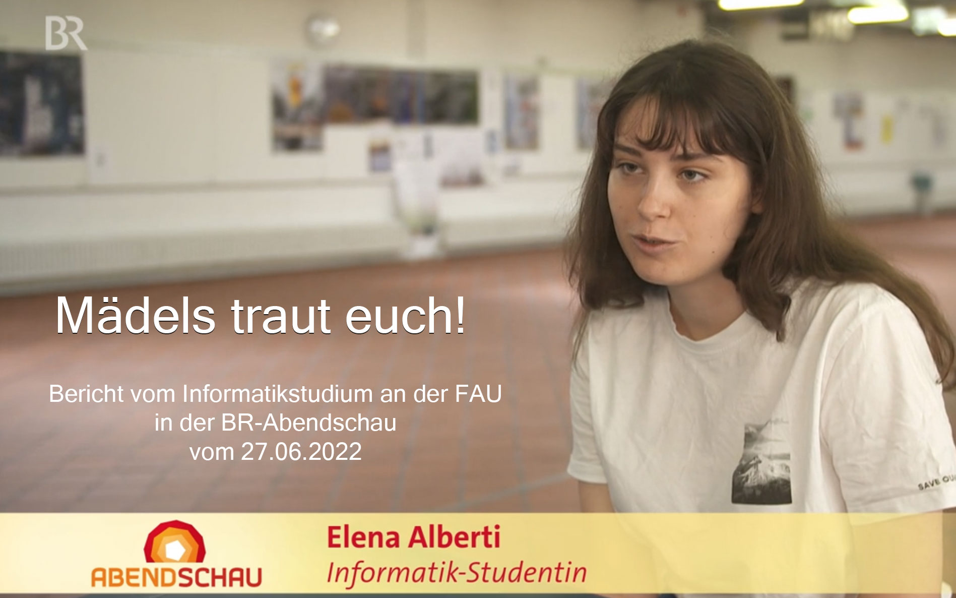 Bild BR-Beitrag Mädels in er Informatik