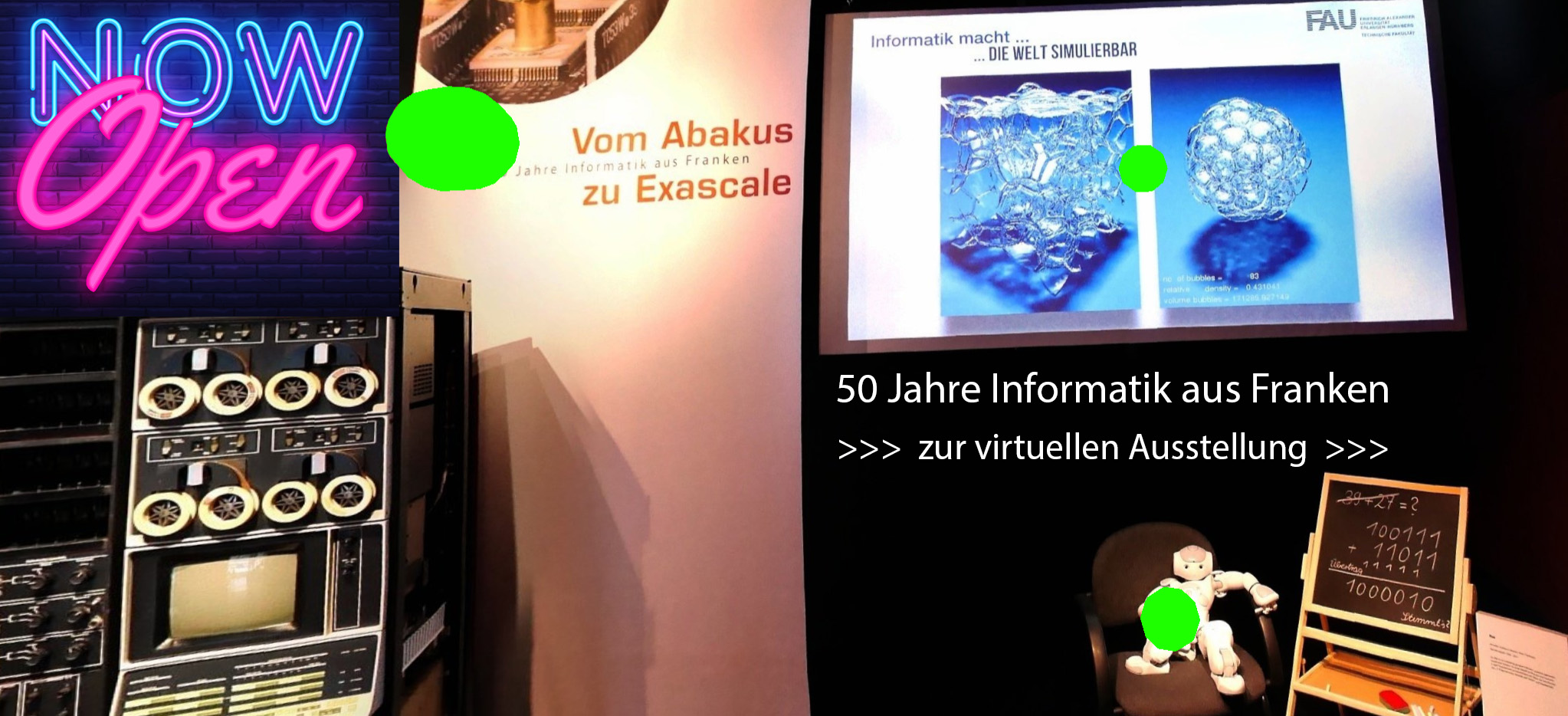 Bild virtuelle Ausstellung "50 Jahre Informatik aus Franken"